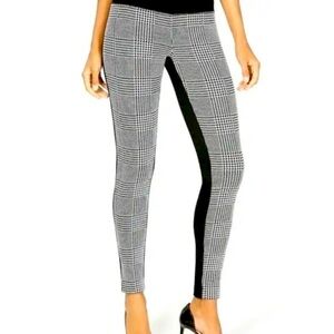 INC International Concepts Houndstooth Leggings, Size 0 Petite NWT